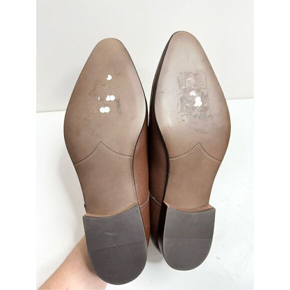 BP Derby Shoes Mens Size 9.5 Brown‎ Textured Leather Plain Toe Shoes NEW main image 8